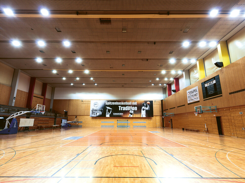 Sports hall lighting 