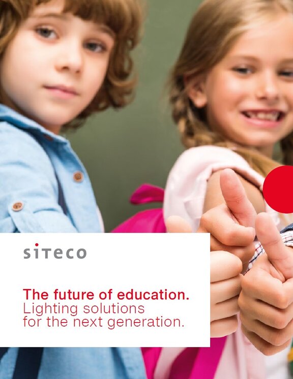 Cover of the SITECO brochure Future Education