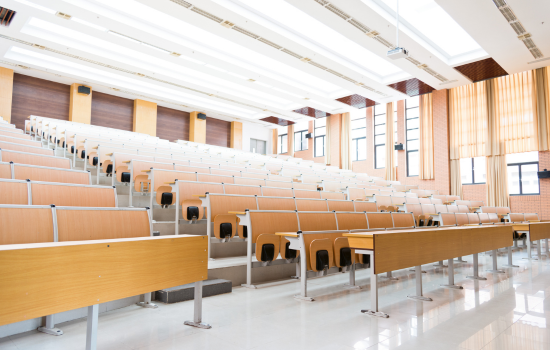 lecture hall in an university